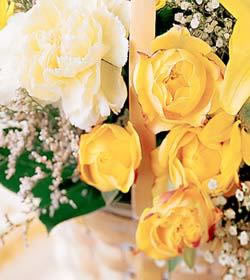 Yellow Roses mixed Arrangement