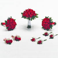 Red Roses Bridal set