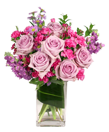 Luxury Lavender Flower ArrangementA - New Port Richey Florist